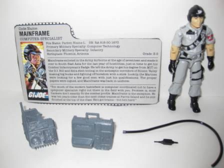 Mainframe (1986) w/ Card - G.I. Joe